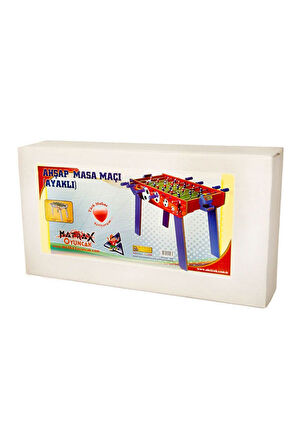 Kız Erkek Çocuk Oyuncak 403 Matrax, Ahşap Masa Maçı Oyunu Ayaklı Kız Erkek Çocuk Oyuncak Eğitici Oyu