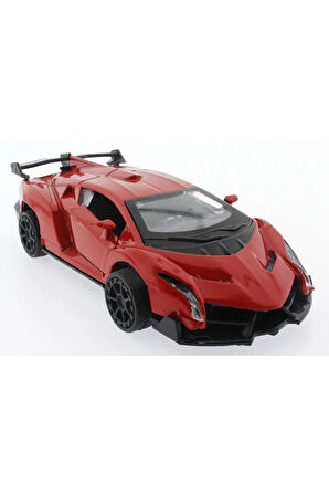 Çocuk Oyuncakları Çek Bırak Kırmızı Metal Spor Araba Sl6607B Kız Erkek Çocuk Oyuncak Eğitici Oyuncak