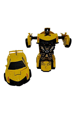 Kız Erkek Çocuk Eğlenceli Oyuncaklar TRANSFORMERS ROBOT ARABA-4
