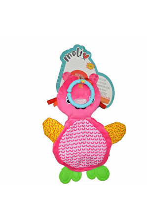 Kız Erkek Çocuk Oyuncak MOL-110 6 ASS Dişlik Hayvanlar -1adet stokta olan gönderilir Kız Erkek Çocuk