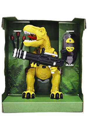 Kız Erkek Çocuk Oyuncak Uzaktan Kumandalı Füze Atan Dinozor T-Rex Kız Erkek Çocuk Oyuncak Eğitici Oy