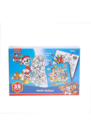 Kız Erkek Çocuk Oyuncak PW7930 Paw Patrol Boyamalı Puzzle Kız Erkek Çocuk Oyuncak Eğitici Oyuncaklar
