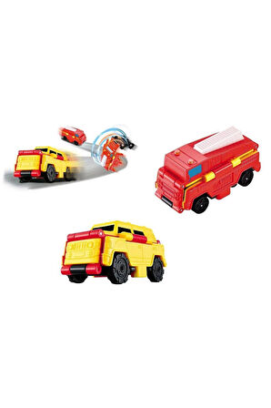 Kız Erkek Çocuk Oyuncak Transracers Dönüşen Araçlar İtfaiye / Jip Kız Erkek Çocuk Oyuncak Eğitici Oy