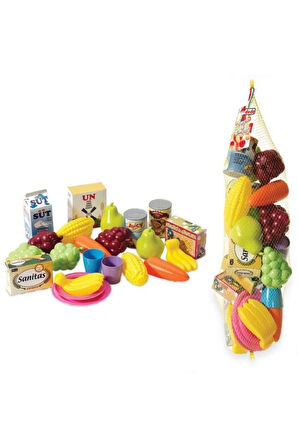 Kız Erkek Çocuk Oyuncak Dede Fileli Meyveler Kız Erkek Çocuk Oyuncak Eğitici Oyuncaklar