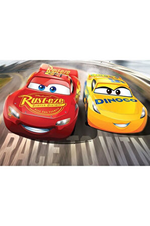 Kız Erkek Çocuk Oyuncak 100 Parça Cars Puzzle Kız Erkek Çocuk Oyuncak Eğitici Oyuncaklar