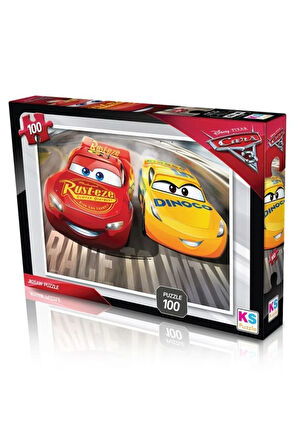 Kız Erkek Çocuk Oyuncak 100 Parça Cars Puzzle Kız Erkek Çocuk Oyuncak Eğitici Oyuncaklar
