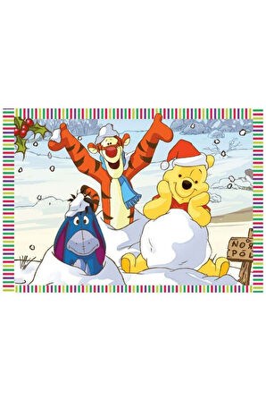 Kız Erkek Çocuk Oyuncak 100 Parça Winnie The Pooh Puzzle Kız Erkek Çocuk Oyuncak Eğitici Oyuncaklar