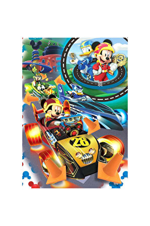 Kız Erkek Çocuk Oyuncak 50 Parça Mickey Mouse Puzzle Kız Erkek Çocuk Oyuncak Eğitici Oyuncaklar