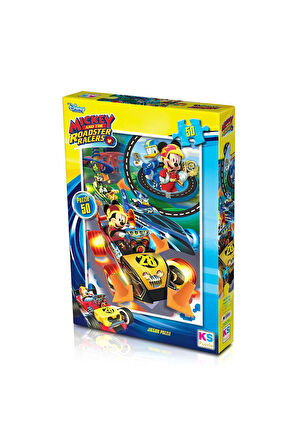 Kız Erkek Çocuk Oyuncak 50 Parça Mickey Mouse Puzzle Kız Erkek Çocuk Oyuncak Eğitici Oyuncaklar
