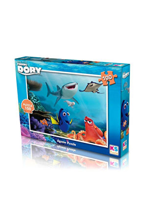 Kız Erkek Çocuk Oyuncak Finding Dory 100 Parça Puzzle Kız Erkek Çocuk Oyuncak Eğitici Oyuncaklar