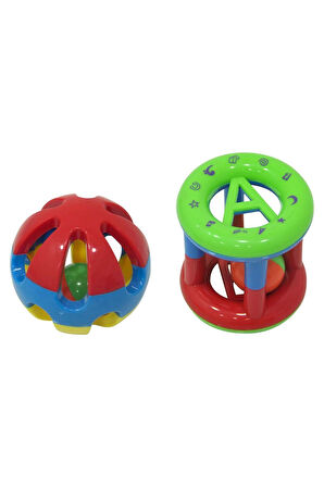 Kız Erkek Çocuk Oyuncak PVC'de İkili Çıngırak Kız Erkek Çocuk Oyuncak Eğitici Oyuncaklar