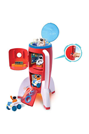 Kız Erkek Çocuk Oyuncak Sunman Astro Venture Sesli ve Işıklı Uzay Roketi Kız Erkek Çocuk Oyuncak Eği