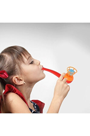 Kız Erkek Çocuk Eğlenceli Oyuncaklar Top Üfleme Oyunu Saksafon Oyuncak 5Adet