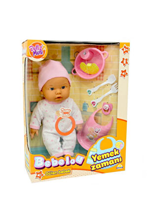 Kız Erkek Çocuk Oyuncak Sunman Bebelou Yemek Zamanı Gülen Bebek Kız Erkek Çocuk Oyuncak Eğitici Oyun