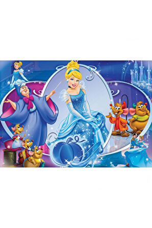 Kız Erkek Çocuk Oyuncak KS Cinderella 100 Parça Puzzle Kız Erkek Çocuk Oyuncak Eğitici Oyuncaklar