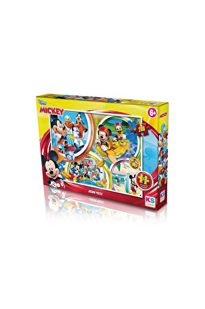 Kız Erkek Çocuk Oyuncak KS Mickey Mouse Puzzle 200 Parça Kız Erkek Çocuk Oyuncak Eğitici Oyuncaklar