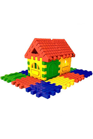 Kız Erkek Çocuk Oyuncak Puzzle City 3D Yapı ve Tasarım Blokları 64 Parça - 03702 Kız Erkek Çocuk Oyu