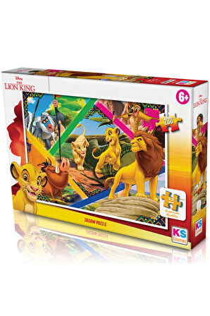Kız Erkek Çocuk Oyuncak KS Lion King Puzzle 200 Parça Kız Erkek Çocuk Oyuncak Eğitici Oyuncaklar