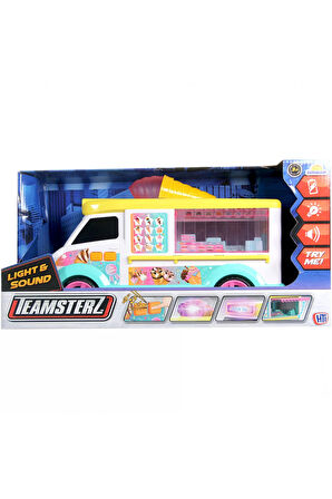 Kız Erkek Çocuk Oyuncak Teamsterz Sesli ve Işıklı Dondurma Arabası Kız Erkek Çocuk Oyuncak Eğitici O