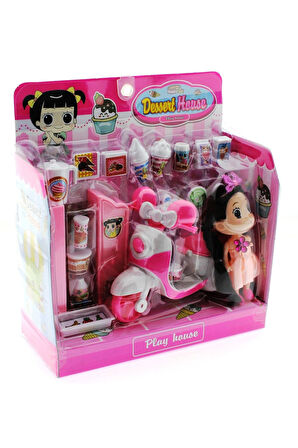 Kız Erkek Çocuk Oyuncak Vespalı Dondurmacı Kız Oyun Seti Kız Erkek Çocuk Oyuncak Eğitici Oyuncaklar