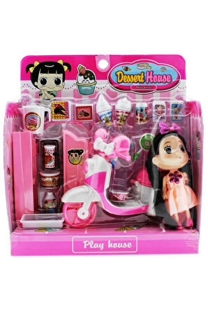 Kız Erkek Çocuk Oyuncak Vespalı Dondurmacı Kız Oyun Seti Kız Erkek Çocuk Oyuncak Eğitici Oyuncaklar