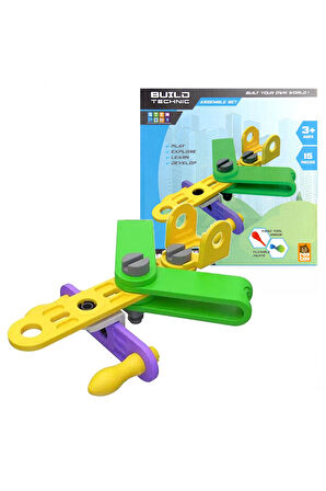 Kız Erkek Çocuk Oyuncak Build Yap Boz Araçlar 4100101-2 Kız Erkek Çocuk Oyuncak Eğitici Oyuncaklar