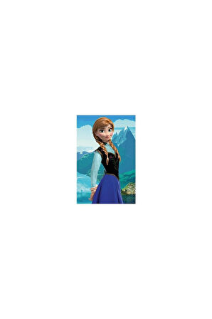 Kız Erkek Çocuk Eğlenceli Oyuncaklar 54 Parça Mini Puzzle Disney Frozen Karlar Ülkesi (1Adet)