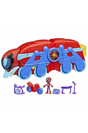 Kız Erkek Çocuk Oyuncak Spidey And His Amazing Friends Örümcek Komuta Aracı F3721 Kız Erkek Çocuk Oy