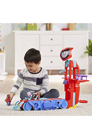 Kız Erkek Çocuk Oyuncak Spidey And His Amazing Friends Örümcek Komuta Aracı F3721 Kız Erkek Çocuk Oy