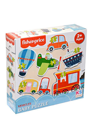Kız Erkek Çocuk Oyuncak KS Baby Vehicles 6 in 1 Puzzle Kız Erkek Çocuk Oyuncak Eğitici Oyuncaklar