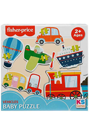Kız Erkek Çocuk Oyuncak KS Baby Vehicles 6 in 1 Puzzle Kız Erkek Çocuk Oyuncak Eğitici Oyuncaklar