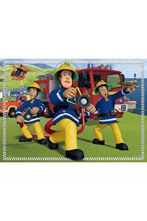 Kız Erkek Çocuk Oyuncak KS Fireman Sam 100 Parça Puzzle Kız Erkek Çocuk Oyuncak Eğitici Oyuncaklar