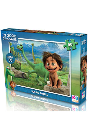 Kız Erkek Çocuk Oyuncak KS Good Dinosaur 50 Parça Puzzle Kız Erkek Çocuk Oyuncak Eğitici Oyuncaklar