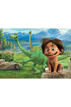 Kız Erkek Çocuk Oyuncak KS Good Dinosaur 50 Parça Puzzle Kız Erkek Çocuk Oyuncak Eğitici Oyuncaklar