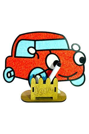 Kız Erkek Çocuk Eğlenceli Oyuncaklar şimşek Ahşap Tuz Boyama Oyunu : Boya Ve Masa Üstüne Biblo Yap