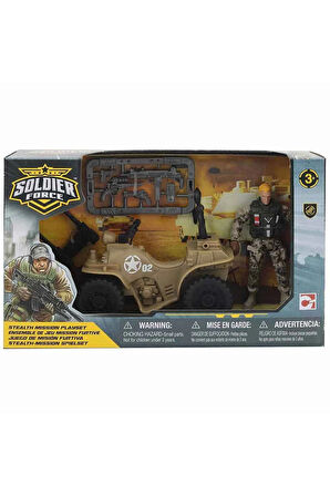 Eğitici Oyuncaklar Soldier Force Askeri Oyun Seti 45300 Kız Erkek Çocuk Oyuncak Eğitici Oyuncaklar