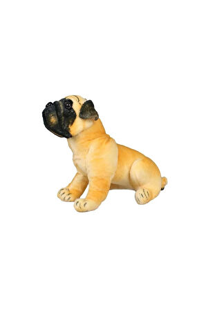 Kız Erkek Çocuk Oyuncak Havlayan Pug Köpek Peluş Oyuncak 25cm Kız Erkek Çocuk Oyuncak Eğitici Oyunca