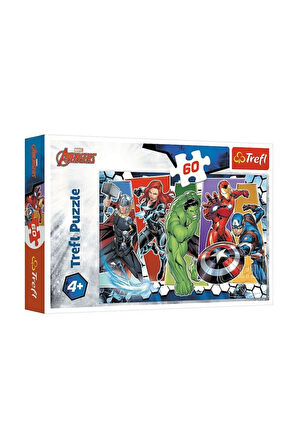 Kız Erkek Çocuk Oyuncak PUZZLE-17357 The Avengers 60 Parça Puzzle Kız Erkek Çocuk Oyuncak Eğitici Oy