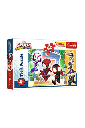 Kız Erkek Çocuk Oyuncak PUZZLE-17371 Spiday and his Amazing 60 Parça Puzzle Kız Erkek Çocuk Oyuncak
