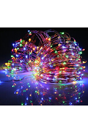 Kız Erkek Çocuk Eğlenceli Oyuncaklar 10 Metre Boyutunda Karışık Led Renginde(rgb) 3Adet Pil Ile Çalı