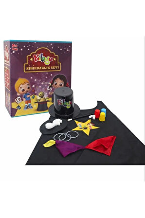 Kız Erkek Çocuk Oyuncak Niloya Sihirbazlık Seti Kız Erkek Çocuk Oyuncak Eğitici Oyuncaklar