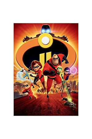 Kız Erkek Çocuk Oyuncak INC 714 Puzzle 100/INCREDIBLES 2 PUZZLE 100 PARÇA Kız Erkek Çocuk Oyuncak Eğ