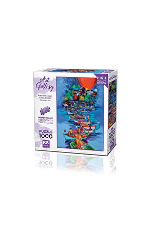 Kız Erkek Çocuk Oyuncak KS Puzzle 1000 Parça Art Gallery Fishermen Series I Kız Erkek Çocuk Oyuncak
