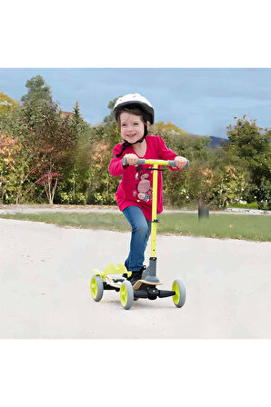 Kız Erkek Çocuk Oyuncak Smoby S-Cruiser Ahşap 4 Tekerlekli Scooter 7600750700 Kız Erkek Çocuk Oyunca