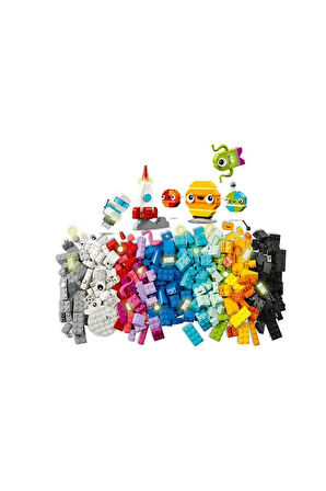 Kız Erkek Çocuk Oyuncak 11037 LEGO® Classic Yaratıcı Uzay Gezegenleri 450 parça +5 yaş Kız Erkek Çoc