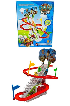 Kız Erkek Çocuk Eğlenceli Oyuncaklar Paw Patrol Merdivenli Dön Dolaş Kaykay Oyuncak Işıklı Sesli