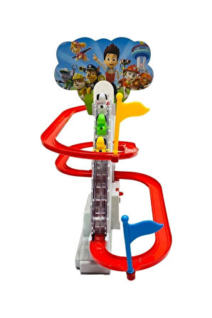 Kız Erkek Çocuk Eğlenceli Oyuncaklar Paw Patrol Merdivenli Dön Dolaş Kaykay Oyuncak Işıklı Sesli