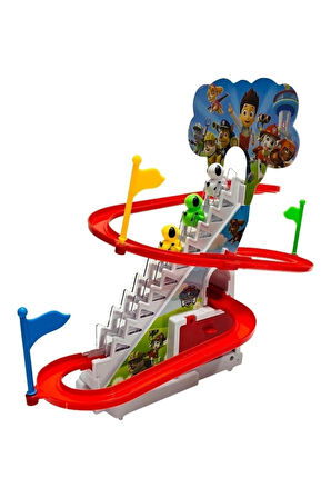 Kız Erkek Çocuk Eğlenceli Oyuncaklar Paw Patrol Merdivenli Dön Dolaş Kaykay Oyuncak Işıklı Sesli