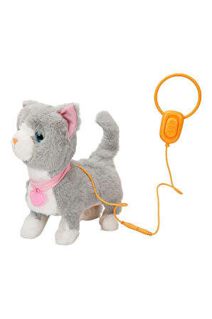 Kız Erkek Çocuk Oyuncak Sevimli Kedi Gigi Sesli ve Hareketli Kız Erkek Çocuk Oyuncak Eğitici Oyuncak