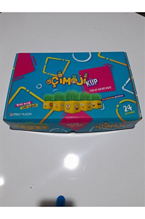 Kız Erkek Çocuk Eğlenceli Oyuncaklar Çim Adam Çimoji Küp Çok Renkli 1Adet